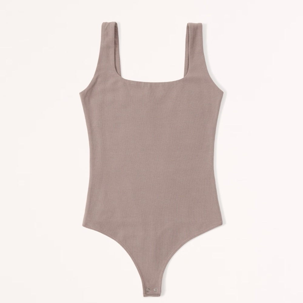 Abercrombie & Fitch Taupe One-Piece Swimsuit